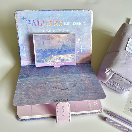 💜 Lavender Waterloo Bridge Stationery Set