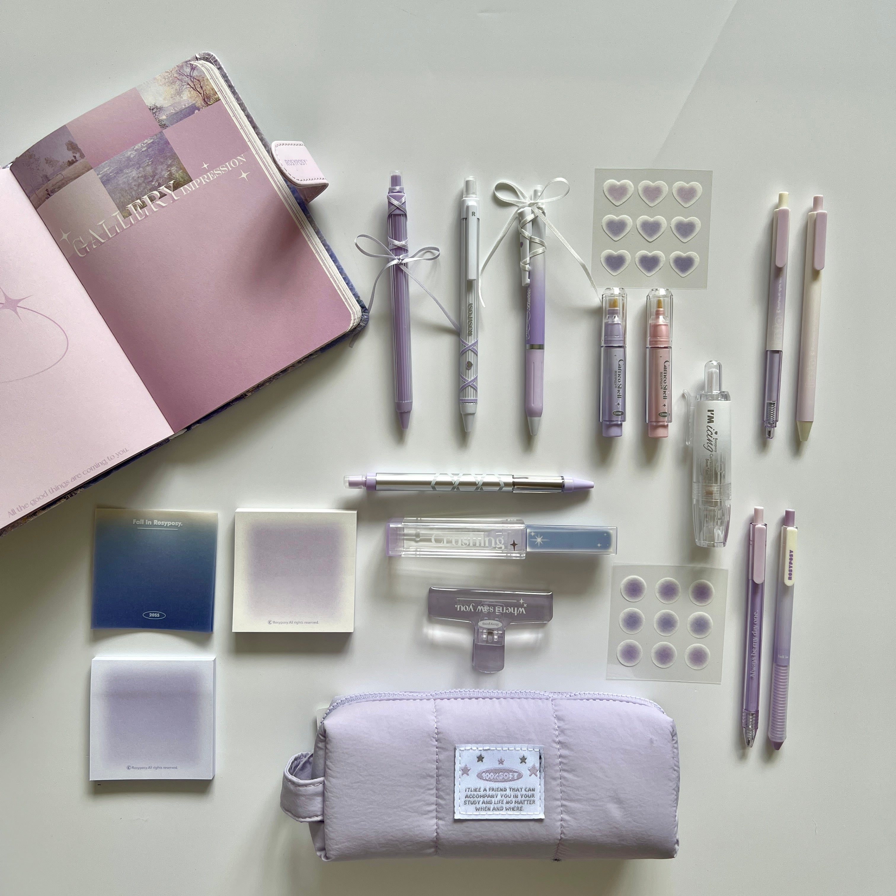 💜 Lavender Waterloo Bridge Stationery Set