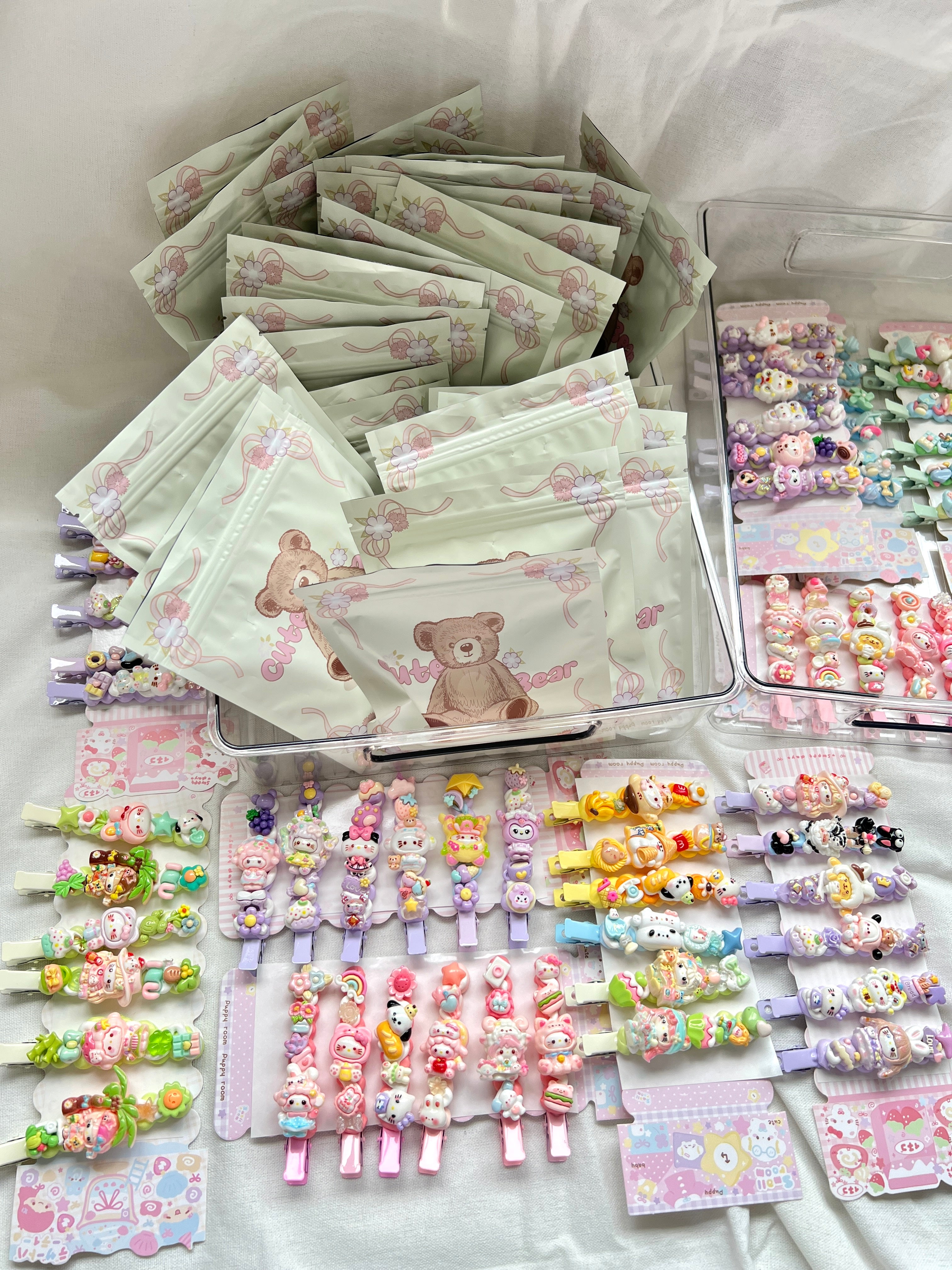 🐰 Lucky Hair Clip Bag - Kawaii Mystery Hair Accessories