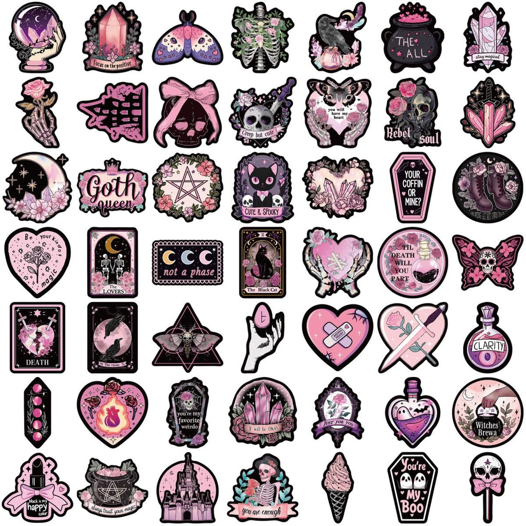 🎀 Spooky Cute Goth Stickers
