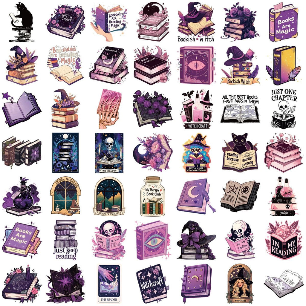 🔮 Bookish Witch Magic Stickers