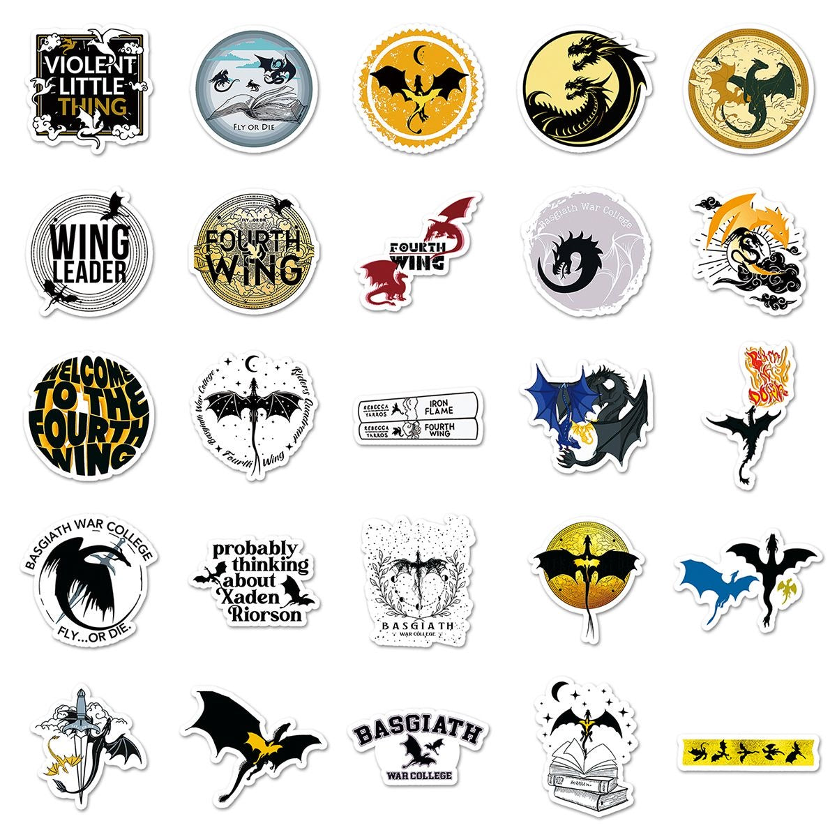 🐉 Dragon Rider Academy Stickers
