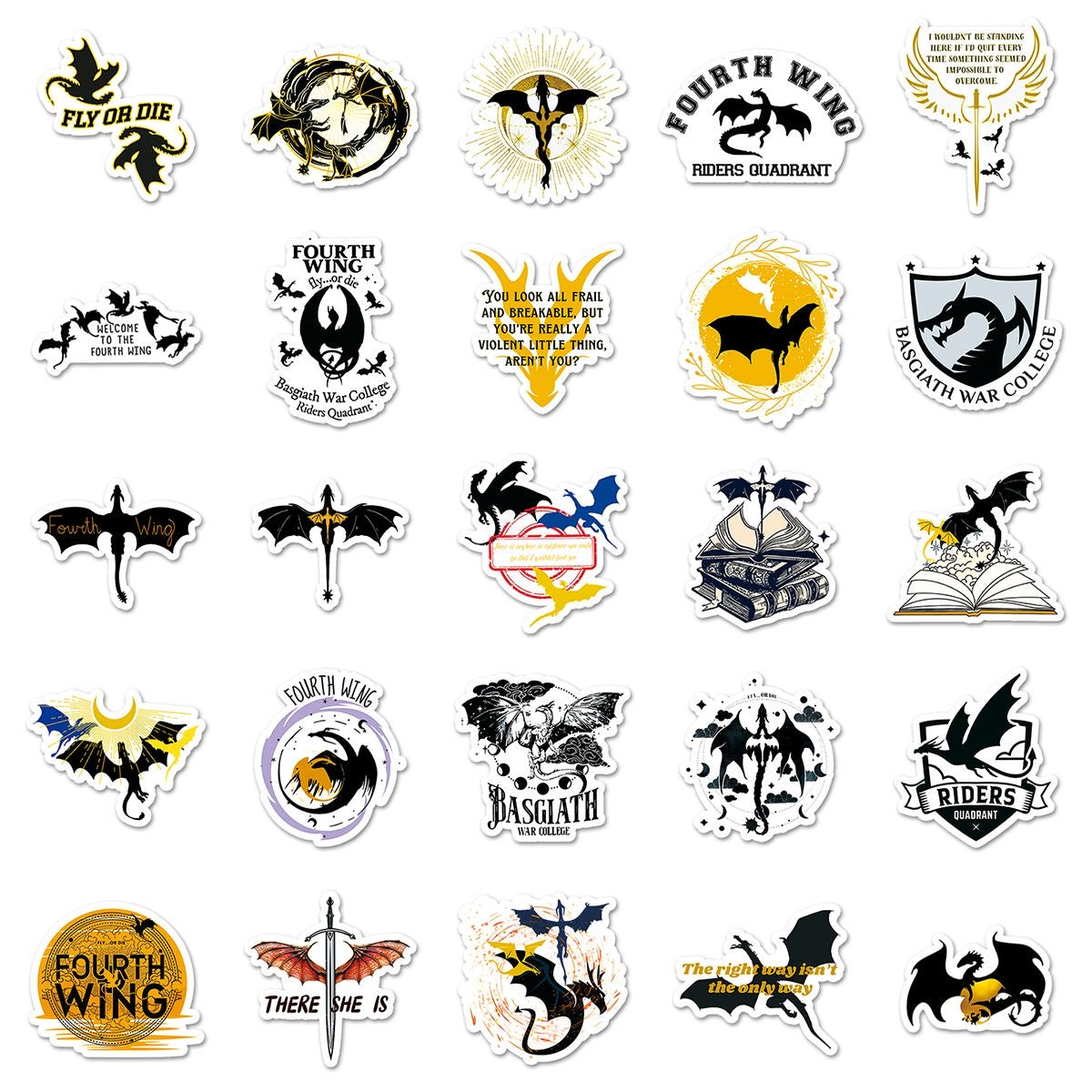 🐉 Dragon Rider Academy Stickers
