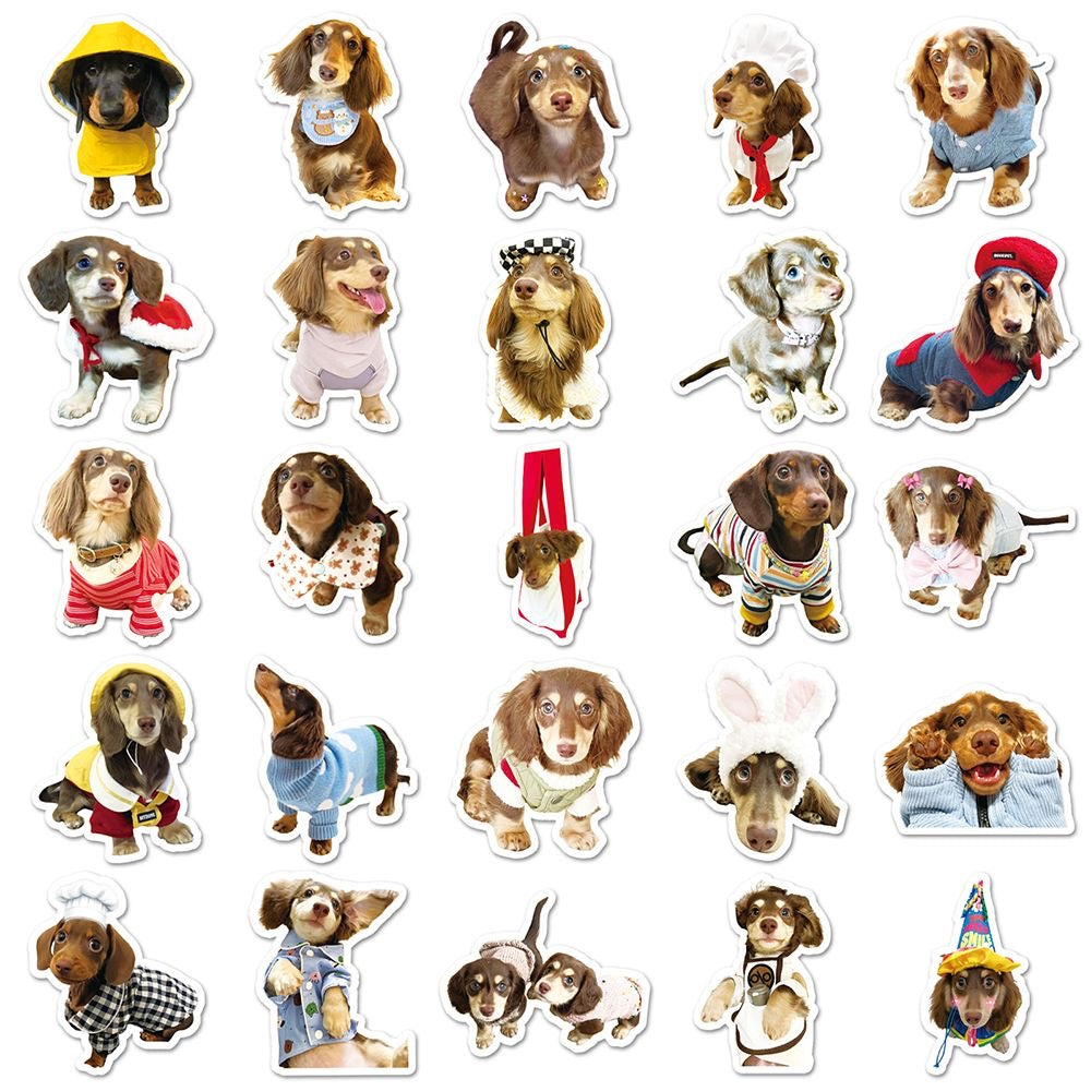 🐾 Cute Dachshund Stickers