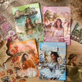 🌿 Four Seasons Vintage Aesthetic Sticker Book (20 Pages)